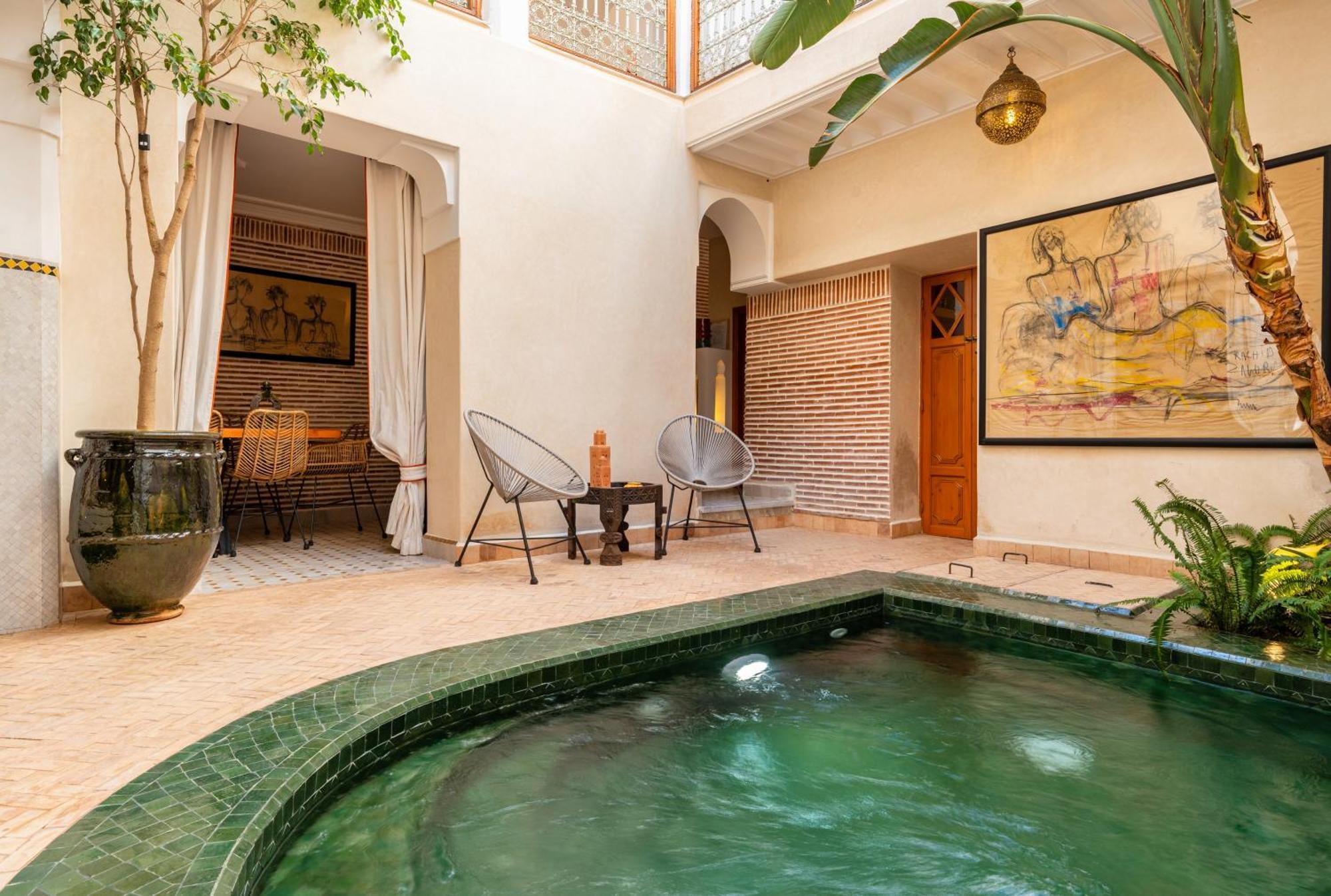 Riad The D'Orient - Piscine Privee - Petit Dejeuner Marrakesh Exteriör bild